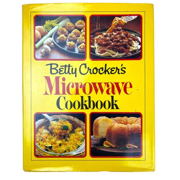 Vintage 80s Betty Crocker's Microwave Cookbook Hardcover General Mills 1981 EUC - Picture 12 of 12